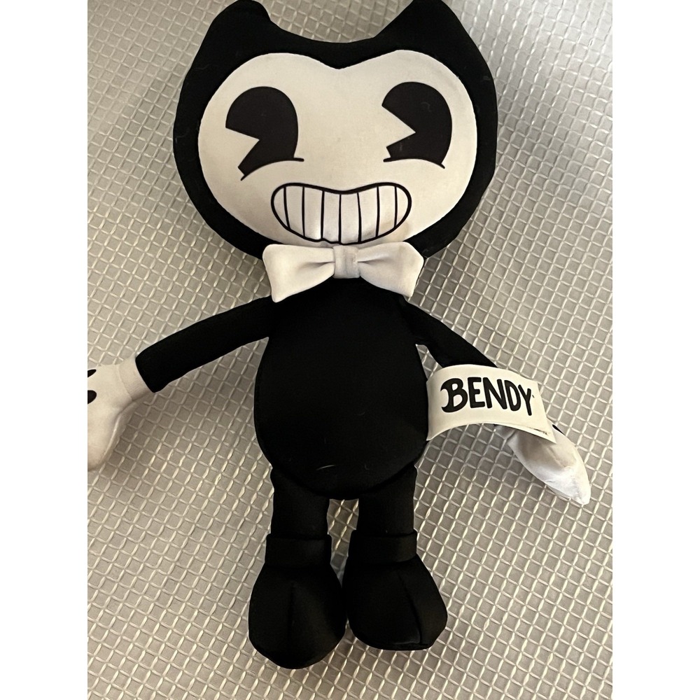 Bendy and the Ink Machine Bendy Black White Plush‎ Polyester Stuffed Animal Toy